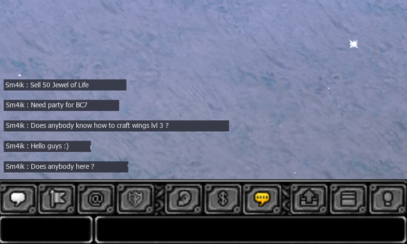 In-game chat: Before